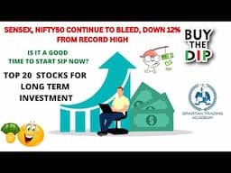Nifty down 12% | Ready to Buy stocks | Top 20 Swing & Investment Stocks right now ? Spartan Trading
