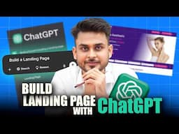 How I Created Landing Page, CRM, Ads Using ChatGPT | Aditya Singh