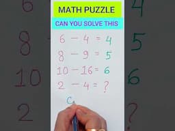 CAN YOU SOLVE THIS VIRAL MATH LOGIC PUZZLE/ IQ TEST 🔥💯 #shorts #youtubeshorts