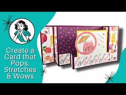 🔴  Expanding Z-Fold Card: Pop, Stretch, & WOW With This Tutorial
