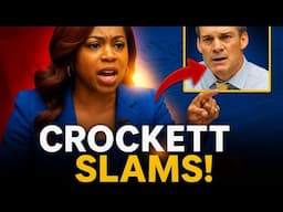 Jasmine Crockett DESTROYS Jim Jordan on LIVE TV!