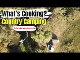 Hearty camp cooking, private campsite, babbling brook ... what else would you want?