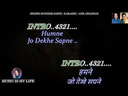 Humne Jo Dekhe Sapne Sach Ho Gaye Karaoke With Scrolling Lyrics Eng. & हिंदी