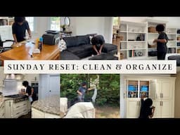 SUNDAY RESET | CLEAN AND ORGANIZE WITH ME | LAUNDRY MOTIVATION #sundayreset