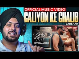 Reaction on Badshah - Galiyon ke Ghalib | Simona J. (Official Music Video)