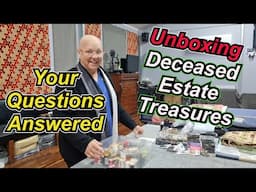 Your questions answered and unboxing deceased estate sewing treasures, bag hardware and more fabric