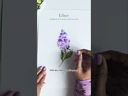 Day 4: Lilacs #springwithwatercolour #Challenge #arttherapy