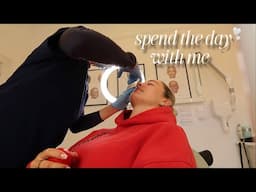 i got my filler dissolved 😭 spend the day with me 🤍