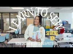 SEWING 101: LEARN TO SEW - WEEK 2:  Reinforcement Stitches, Corners & Intro to Patterns
