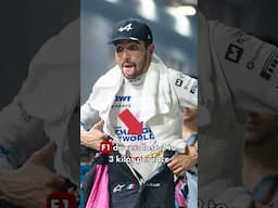 How much weight do F1 drivers lose during a race? #shorts #f1shorts #f1 #formula1 #f12025 #f1news