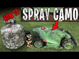 How To Spray Paint Camouflage EASY!!!