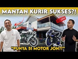 DULU SUSAH SEKARANG PUNYA KOLEKSI 51 MOTOR⁉️ GELEDAH GARASI MEWAH MANTAN KURIR‼️