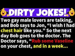 🤣DIRTY JOKES! - Two Gay Male Lovers are Talking About Chest Hair