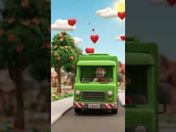 Happy Valentine’s Day From Garbage Trucks Rule #DreamScreenAI #shorts