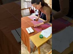 Cutting fabric for the Lirio top