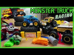 Monster Trucks DIY Cardboard Box Race Track Brother Vs Sister.