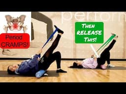 Quick Fix for Intense Period Cramps That Actually Works! Gentle Deep Core Therapy Foam Roller Flow!