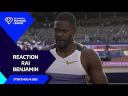 "All signs are good!" - Rai Benjamin on 400m hurdles win in Stockholm - Wanda Diamond League 2025