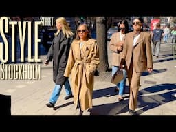 +18°C☀️Stockholm Fashion Walking Tour: Scandinavian Spring 2025 Street Style Outfits Women & Men