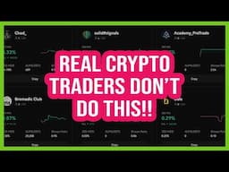 If You Need Copy Trading You're Not a Real Crypto Trader!!