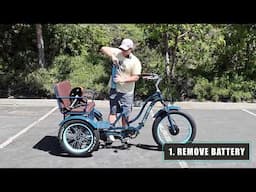 How to Charge an E-Trike for Seniors | Step by Step Instructions