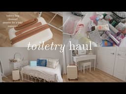 Toiletry Haul & Travel Bag Cleanout & Organize ☀️ ✈️  🏖 ✨  SOLO TRIP PREP