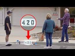 Painting Peoples Curbs, But Putting the Wrong Address