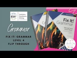 IEW FIX IT! GRAMMAR LEVEL 4 LOOK INSIDE | What Level Should You Start On?