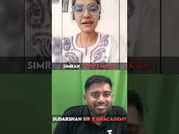 AIR 66 Simran | UPSC CSE 2024 Topper #shorts #upsccsetopper #lbsnaa
