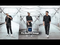 Lightroom Mobile - Pro Black and Orange Colour Tone Editing