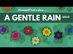 A Gentle Rain | Cozy Solo Board Game How to Play & Playthrough (Review copy provided)
