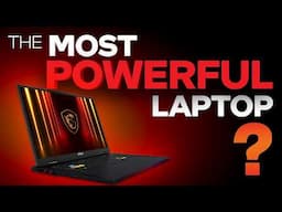 The MSI Raider A18 HX A9WX is the most powerful gaming laptop we have EVER reviewed!