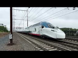 Amtrak Acela 2.0 (Alstom Avelia Liberty) Crew Qualification Train 887 @ Jersey Avenue w/ Horn Salute