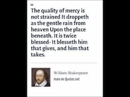 The Merchant of Venice Act IV, sci Analysis