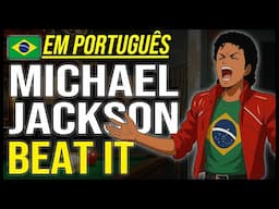 MICHAEL JACKSON em PORTUGUÊS 🇧🇷: "Beat It" | Versão rock  | part. @leo0machado