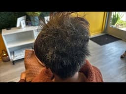 Her hair is growing back! Growth after breakage update| Work with me live!