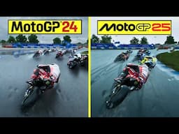 MotoGP 25 vs MotoGP 24 PS5 Pro Graphcis Comparison