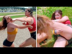 Karen Starts FIGHT And Gets KNOCKED OUT COLD..