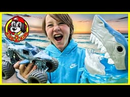 Our Favorite SHARK MONSTER TRUCK TOYS Compilation (Monster Jam & Hot Wheels Monster Trucks)