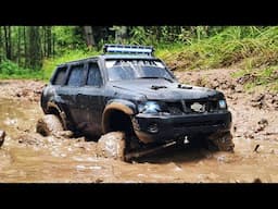 В одиночку на ЛЕГЕНДАРНОМ Nissan Patrol по лютому бездорожью! ... RC OFFroad 4x4