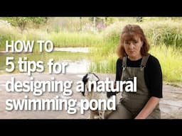 5 expert tips on designing a natural swimming pond