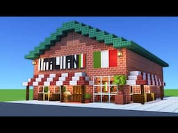 How To Make An Italian Restaurant | Including Interior