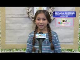 Kidcaster Aliyana gives your Monday morning forecast from Cotton Boll Elementary School