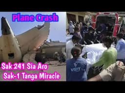 Plane Crash Onga Blongjok 😱 || Sak-241 Siaha Aro Sak-1 Tanga Miracle