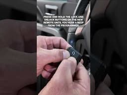 Programming instructions for replacement GM keyless entry transmitter fobs