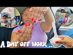 *NEW* She DONT LIKE girls with curly hair !? | Spend my day off work w/ Me + My little family ❤️