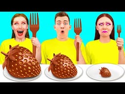 Big, Medium and Small Plate Challenge | Prank Wars by PaRaRa Challenge