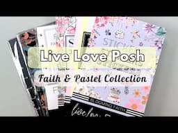 New! Live Love Posh Faith & Pastel Collection Flip Through  | Stickers, Paper Inserts, Dividers Etc