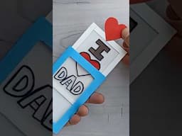 Magic card | #card #cardcreations #diycrafts #craft #papercraft #fathersday #surprisemessagecard