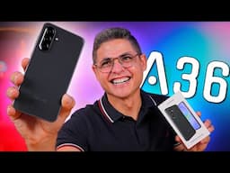 NOVO! Galaxy A36 da SAMSUNG oficialmente no BRASIL! Unboxing e Impressões